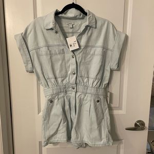 Denim romper
